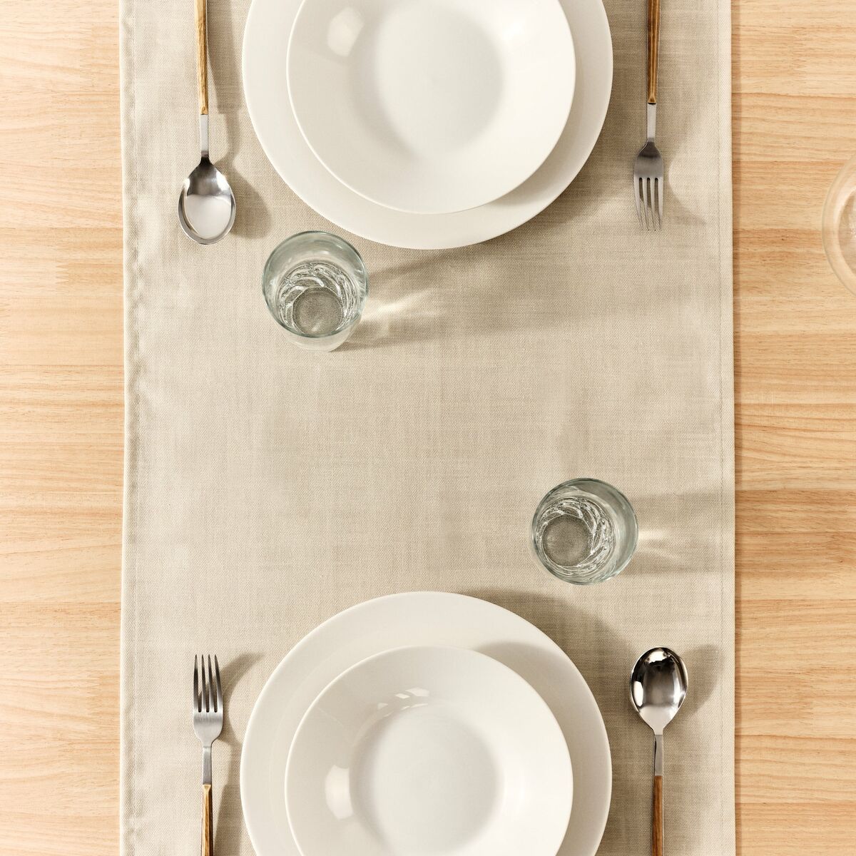 Bordløber Belum Liso Beige 45 x 140 cm